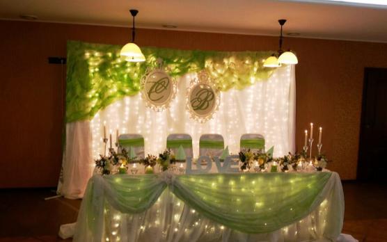 Wedding at the Irpen restaurant. Restaurant and hotel complex Chateau Paradise